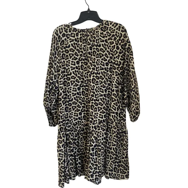 H&M Cheetah Print Swing Mini Dress Size M‎ - Image 2