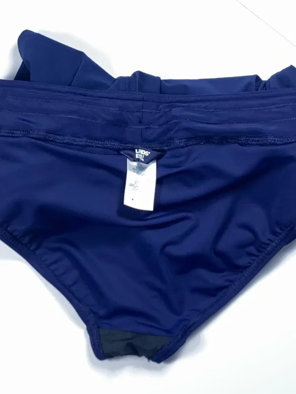 Lands’ End Swim Shorts Women’s Size 8 Navy Blue 5” Inseam Stretch Pockets - Image 10