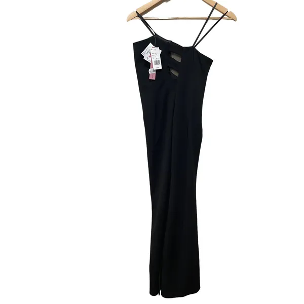 Aqua Cut-Out Strapless‎ Evening Dress Size 6 - Image 5
