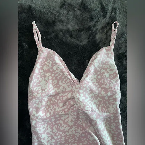 Abercrombie & Fitch Twist Front Slip Midi Dress Size XS - Image 9