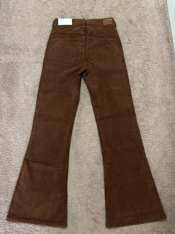 NWT American Eagle Brown Corduroy Flares - Image 3