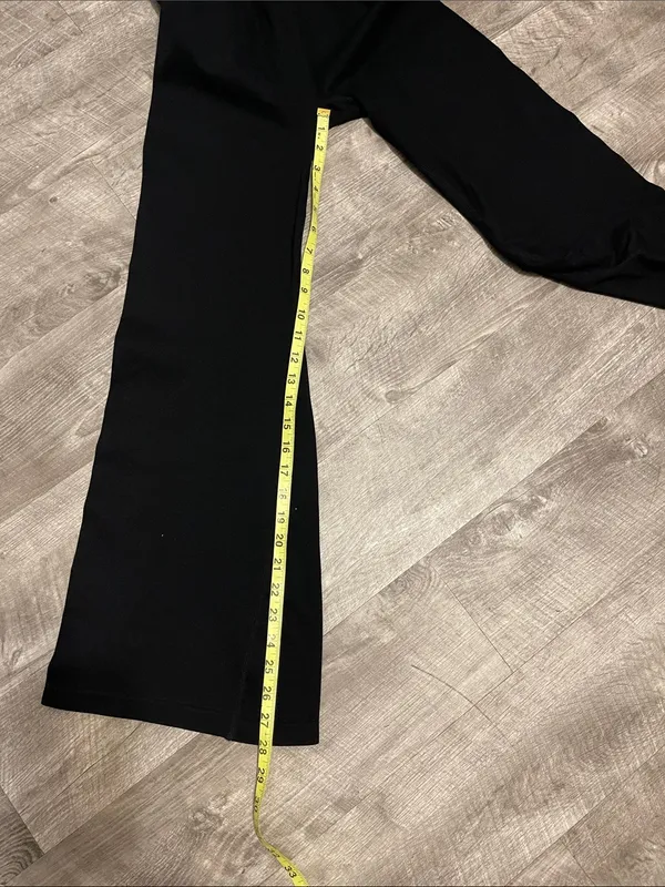 OTOS Seamless Black Jumpsuit with Built-In Bust Support Wide leg - Image 8