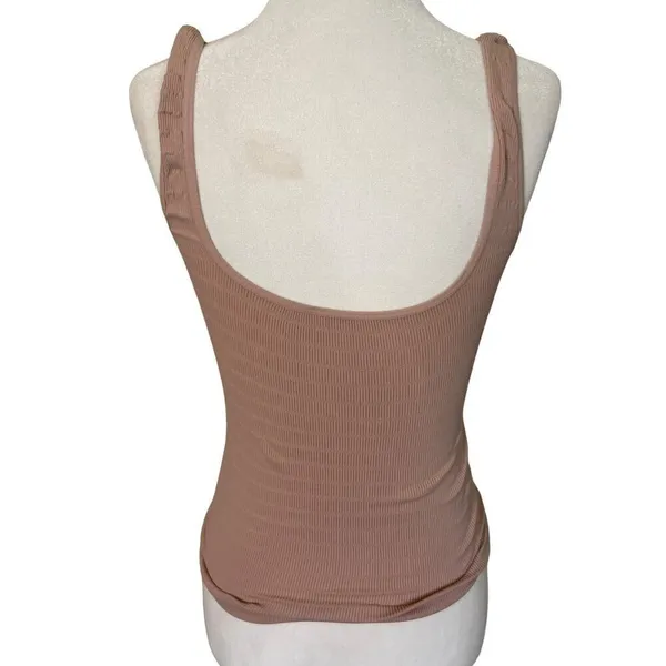 Free People Square One Seamless Cami in Latte XSmall Womens Tank Top - Image 9