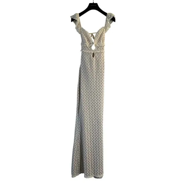 Meshki Ezra Ivory Lace Maxi Dress New With Tags Size XXL J1 - Image 3