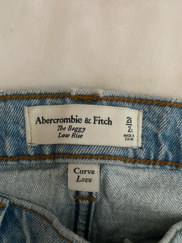 Abercrombie Jeans Curve Love The Baggy Low-Rise - Image 2
