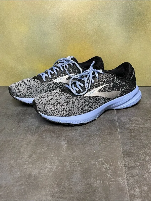 Brooks Launch 6 Women's Black/Gray/Blue Running Shoes Size 9B - Image 3