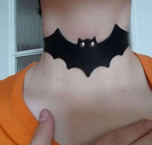 Vampire Bat Chocker Black Halloween New - Image 5