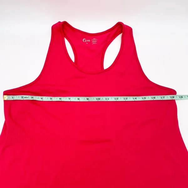 Zyia Active Copper Charged Tank Top Red Size XL Racerback Seamless Stretch Nylon - Image 7