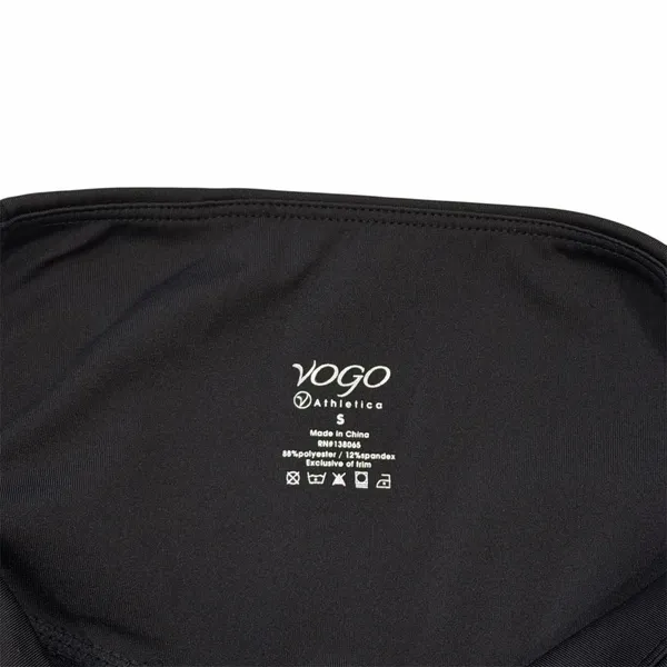 Vogo Athletica Womens S Bike Shorts Black Zip Pockets Stretch Gym Training - Image 5