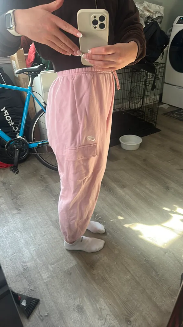 Nike Sweatpants Pink Joggers - Image 2