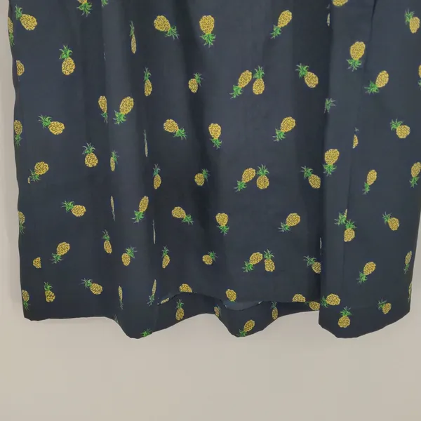 J. Crew Women's Size 6‎ Navy Pineapple Dress Fully Lined Rear Zip Pockets Lined - Image 15
