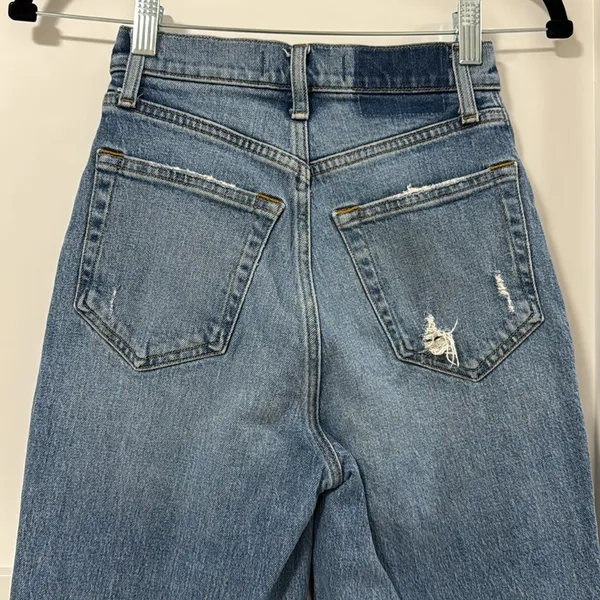 Abercrombie ‘The ‘90s Straight Ultra High Rise Jeans size 24L - Image 4