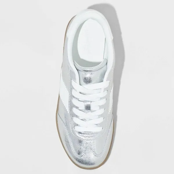 Universal Threads silver sneakers 7.5 - Image 3