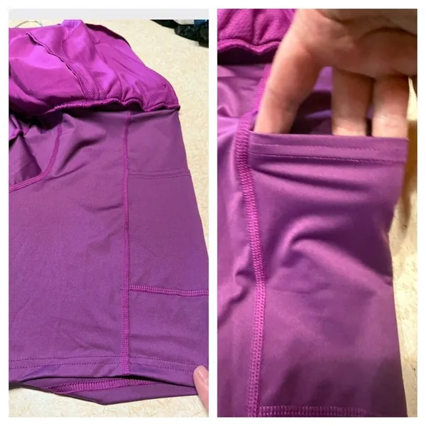 All in Motion womans Size XL Athletic Shorts purple NWT - Image 8