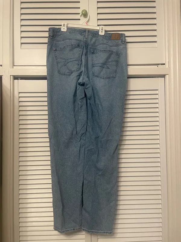 Women’s American Eagle 90s Straight Jeans 14 X-Long - Image 2