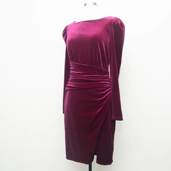 Lauren Ralph Lauren Velvet Cocktail‎ Dress Size 2 - Image 9