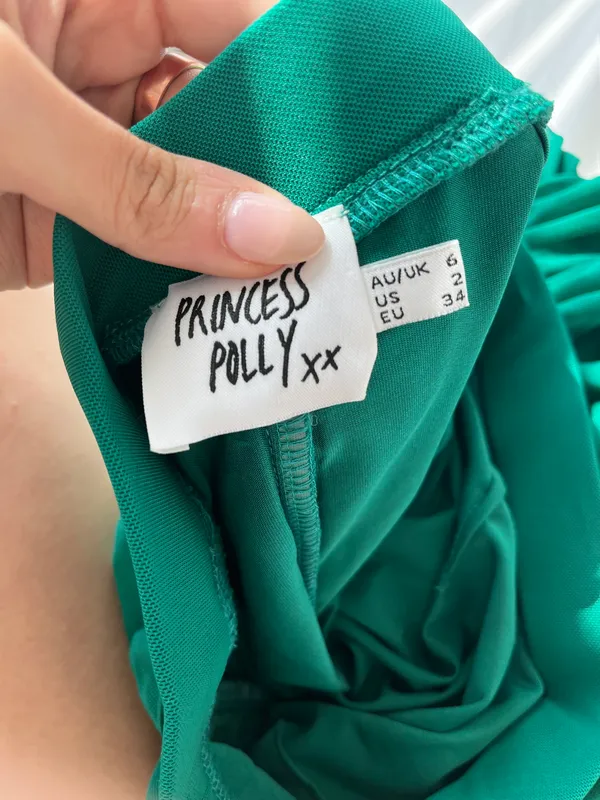 Princess Polly Green Mini Skirt - Image 6