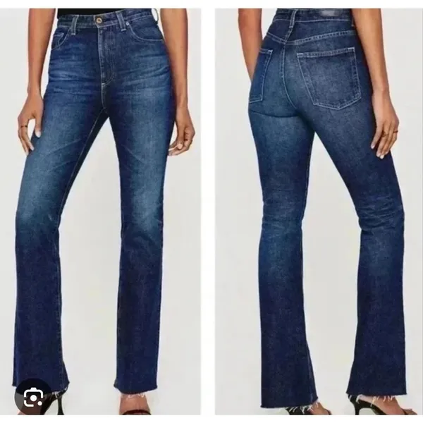 Ag Adriano Goldshmied Alexxis Boot high rise vintage flare jean size 27 - Image 2