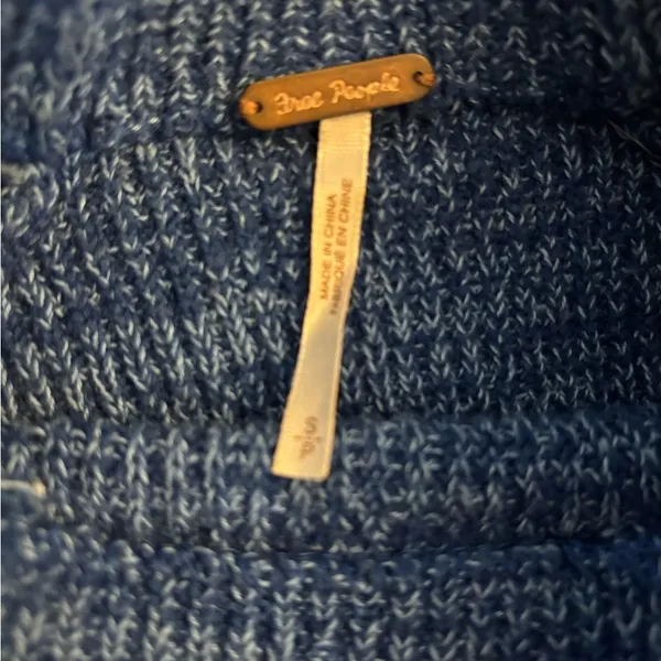 Free People Blue cozy  Sweater - Image 2