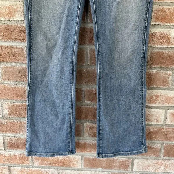 7 For All Mankind Cropped Bootcut Jeans Size 28 - Image 2