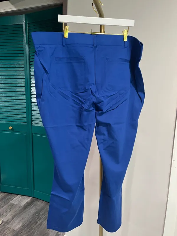Betabrand NW(partial tag) blue Straight-Leg Pant two-pocket - yoga - Image 7