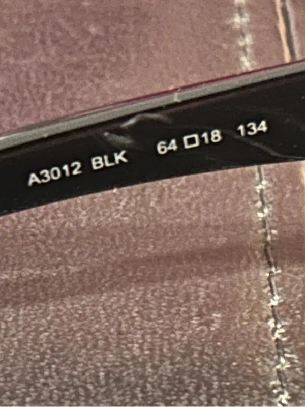 DNA BY M Polarized Black Wrap Sunglasses NWT - Image 8