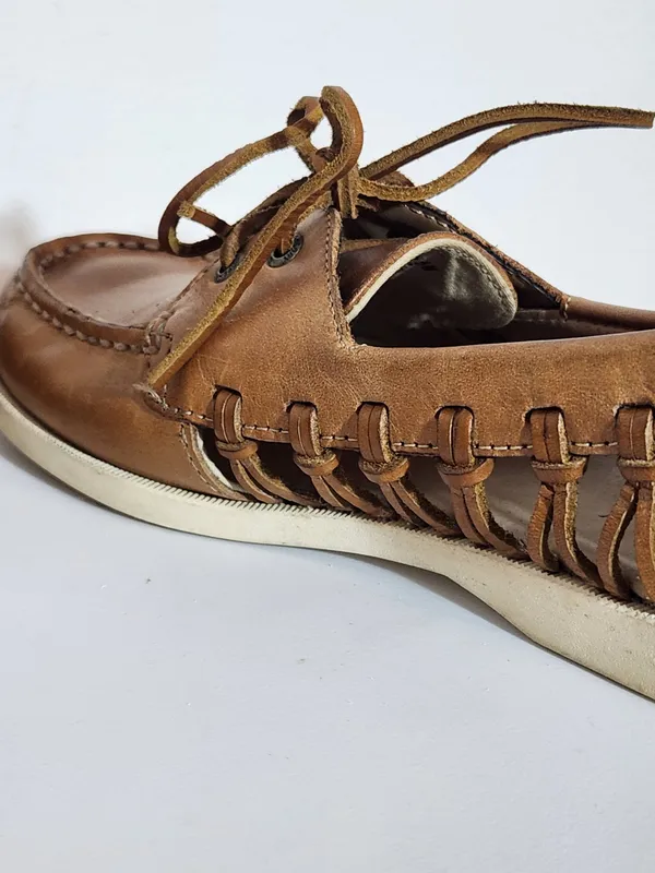 Sperry Brown Leather Top-Sider Slip-On Shoes Size 9.5 - Image 8