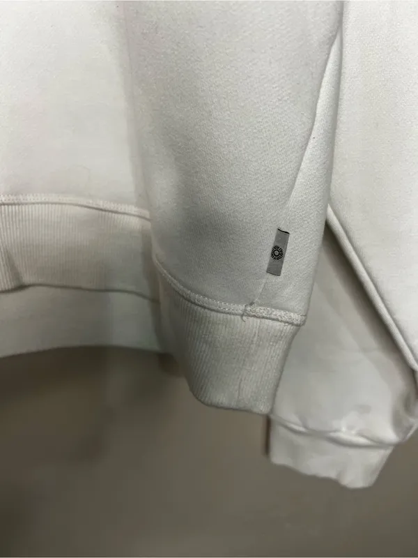 Rhythm Classic Crew Neck White‎ Cozy Fleece Sweatshirt - Image 5