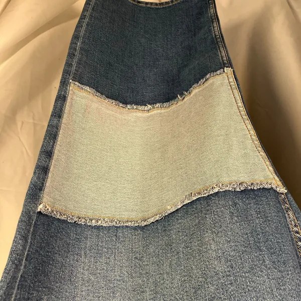 Arizona Jean Co Vintage Straight‎ Patchwork Distressed Jeans 23 New High Rise - Image 7