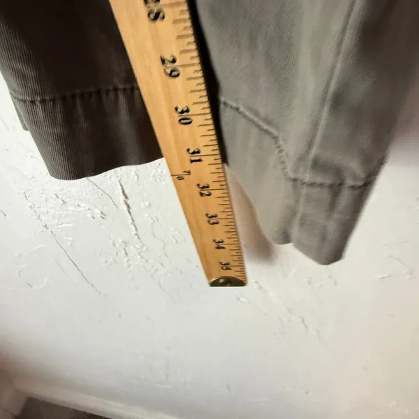Aeropostale Vintage Y2k Cargo Pants Green Utility Pockets Straight 5/6‎ Low Rise - Image 8