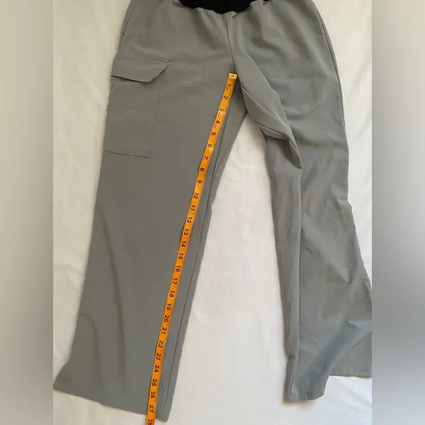 ave By Medline XSMALL-PETITE light gray Maternity‎ Pants Size XS - Image 2