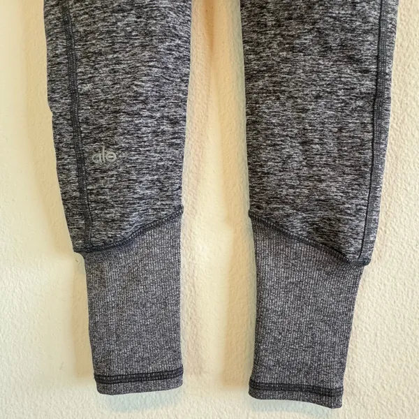 Alo Yoga Alosoft Lounge Leggings Grey Athletic Athleisure Size X-Small - Image 7