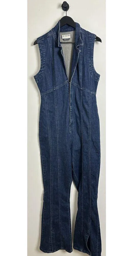FREE PEOPLE Crvy Ring The Alarm One Piece in Wash Siren Size Large - Image 2