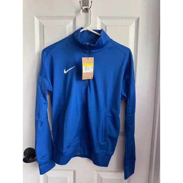 Nike Jacket Dri-FIT Blue Full Zip Track  Women's‎ Small NWT - Image 2
