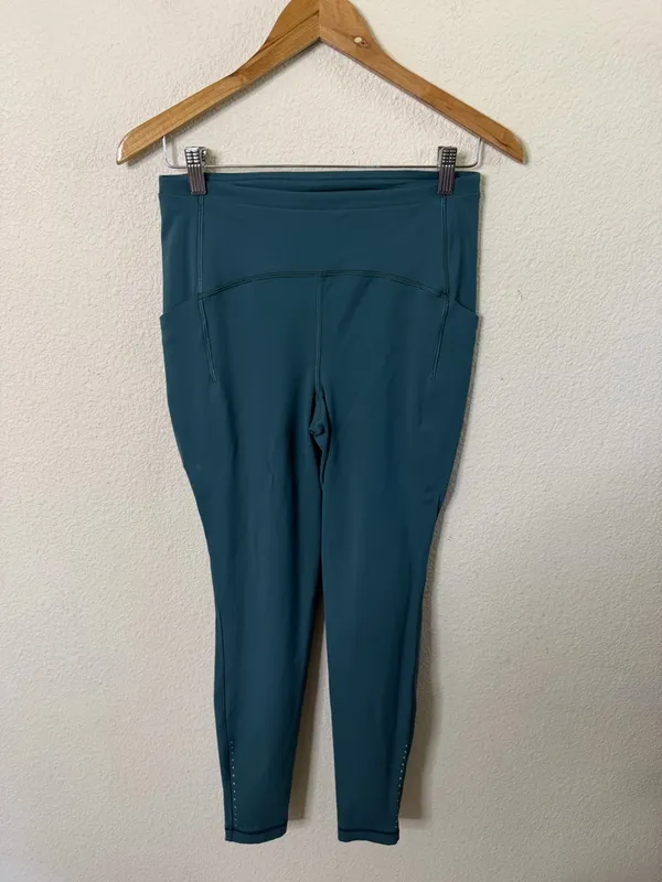 Lululemon Swift Speed High-Rise Tight Brushed Luxtreme Green Jasper Size 8‎ - Image 3