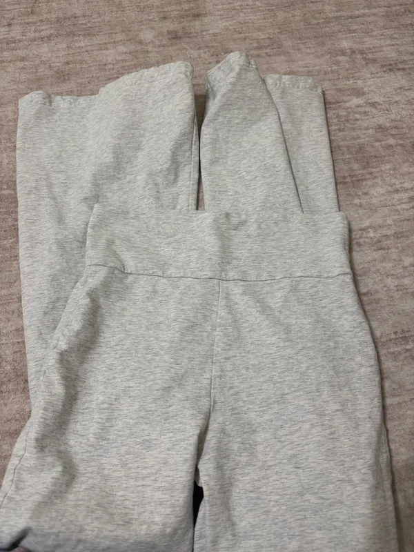 Edikted gray heather fold over pants in a S  - Image 2