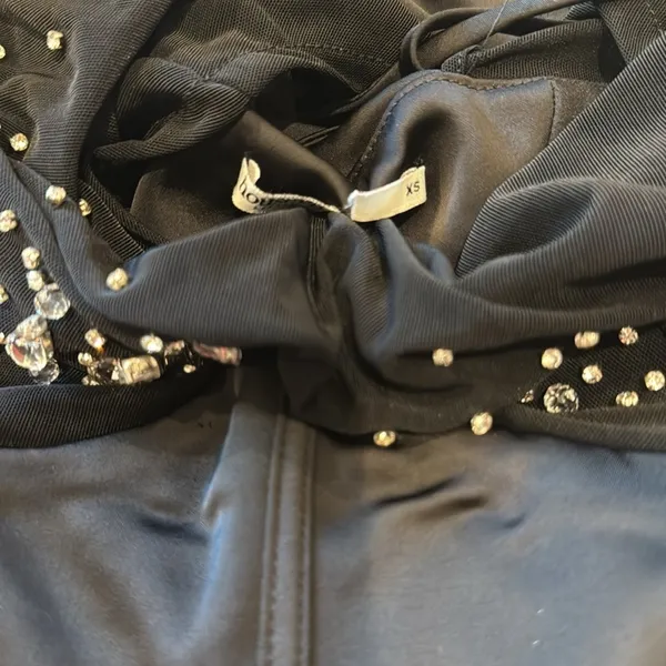 NWOT HOUSE OF CB Anastasia Black Crystallised Corset mini Dress size XS - Image 9