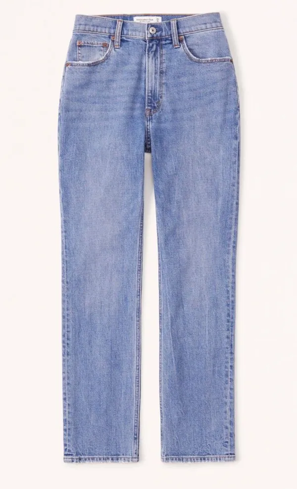 Abercrombie Curve Love Ultra High Rise Ankle Straight Jean - Image 6