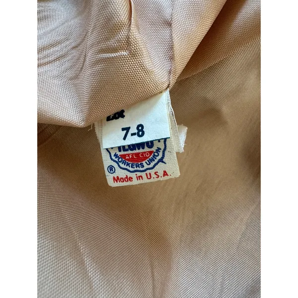 Vintage ‘80s Fay’s Closet Tan Wool Single Breasted Blazer - Image 6