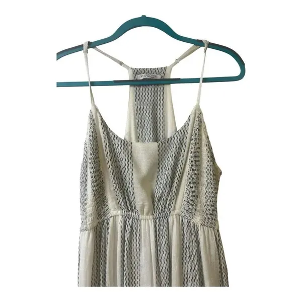 Liverpool Los Angeles tiered maxi dress vintage white & black boho sz Large - Image 3