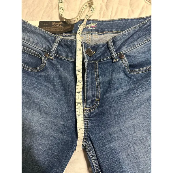 Wrangler Retro Mae Mid-Rise Flare Leg Jeans Women's Size 9 30" Western NWT - Image 8