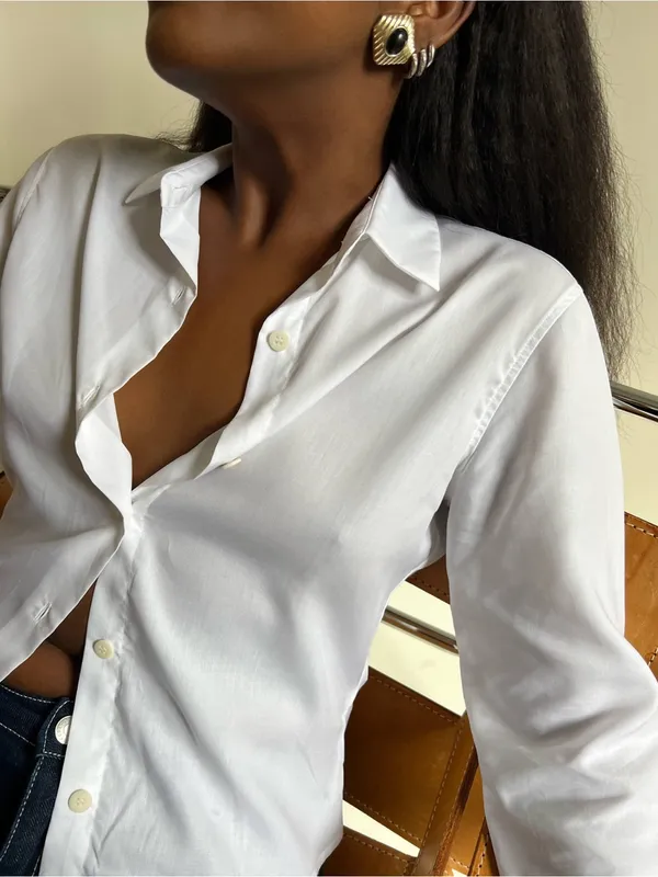 Djerf avenue little white shirt - Image 2