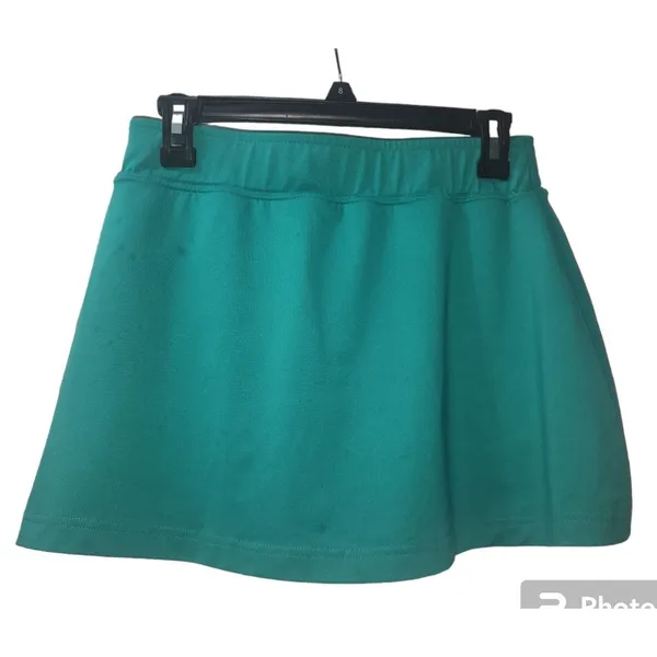 Athletic Skort Tennis‎ Golf Activewear Skirt Teal Green Sportswear - Image 2