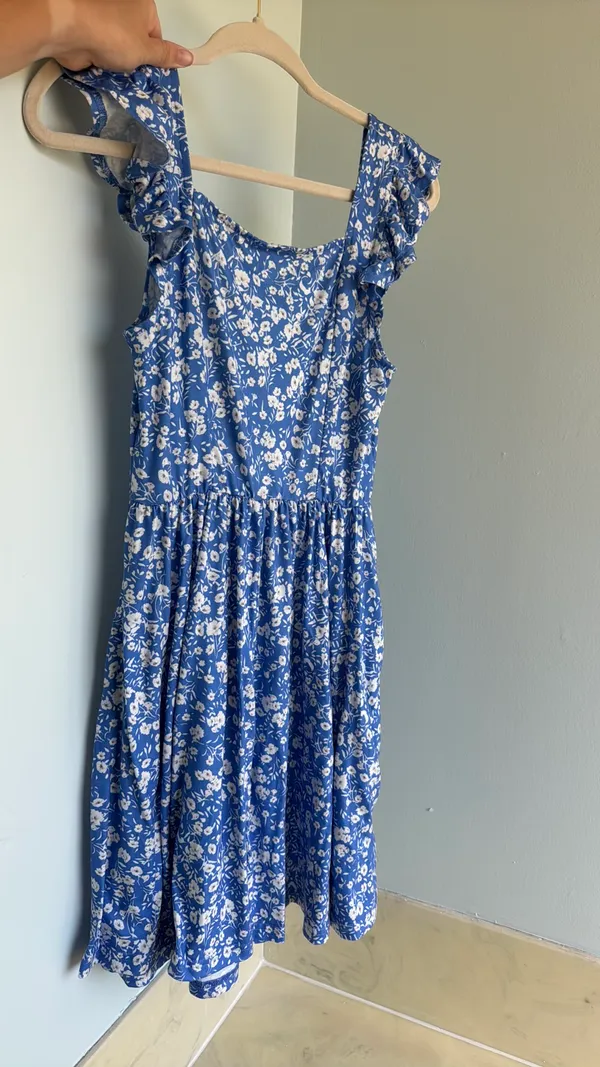 Amazon Blue floral sundress - Image 2