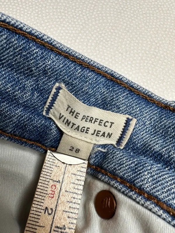 Madewell The Perfect Vintage Jean Womens 28 High Rise Slim Straight - Image 7