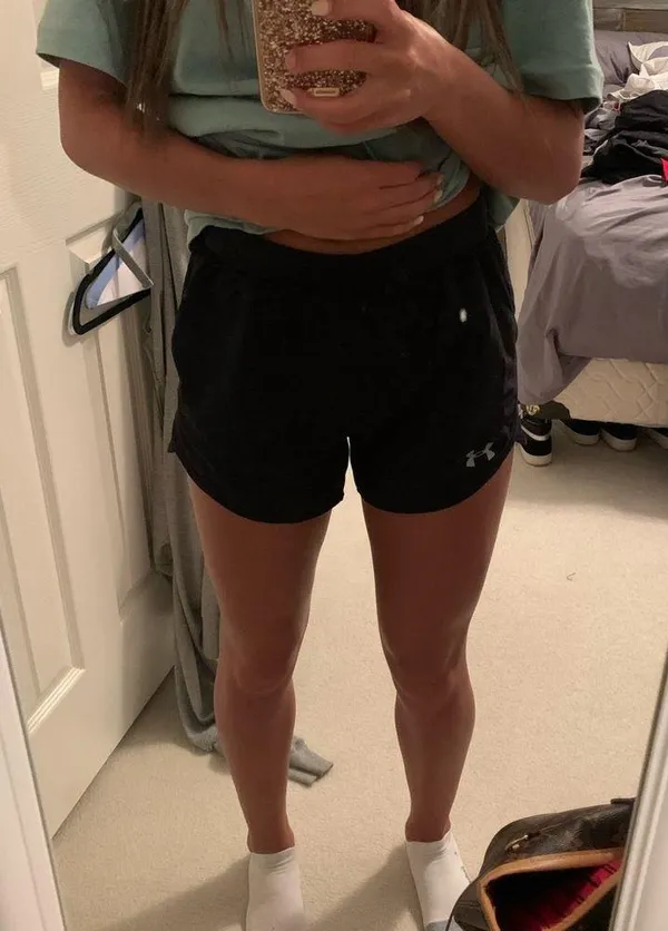 Black Under Armour Athletic Shorts - Image 2