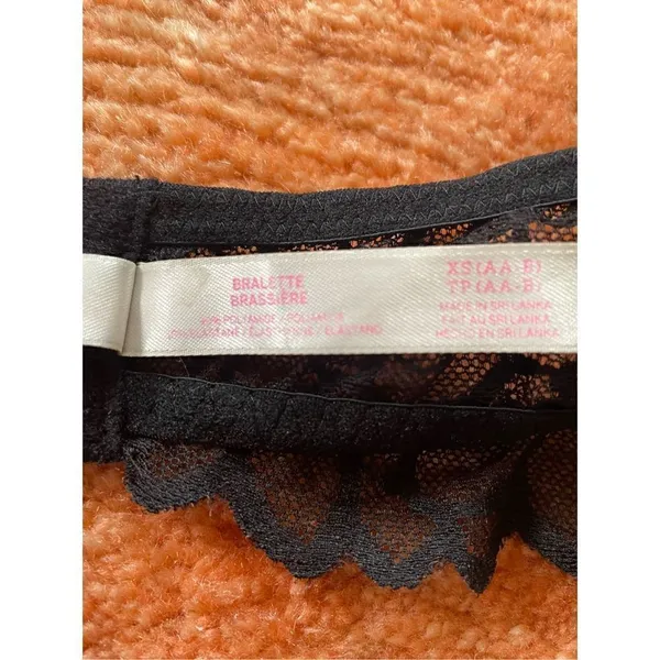 Black Halter Victoria Secret PINK Bralette - Image 6