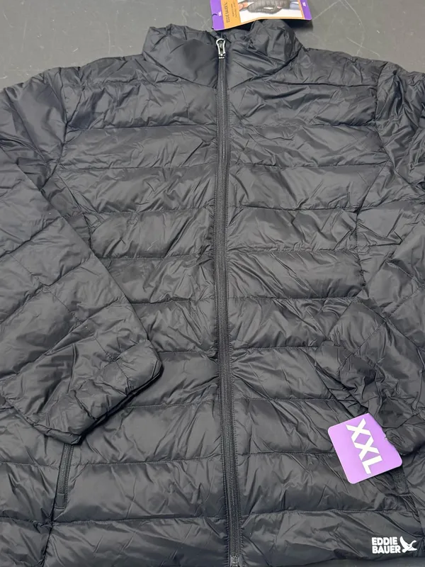 Eddie Bauer Ladies Down Packable Jacket Size XXL Black NWT - Image 5