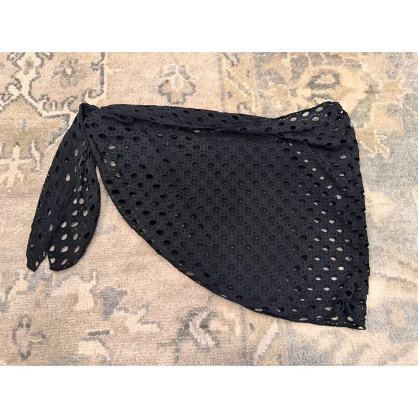 Nasty Gal Black Eyelet Textured Sarong Sz 8 NEW - Image 2