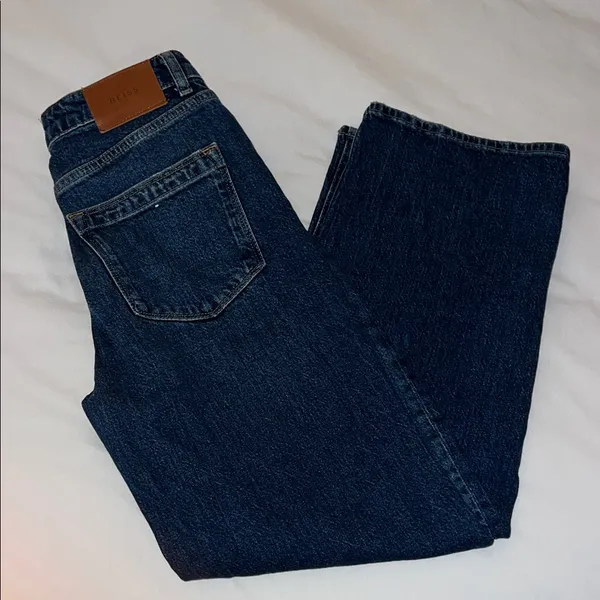 Reiss women’s selin mid Blue Straight leg Jeans size 27 - Image 3